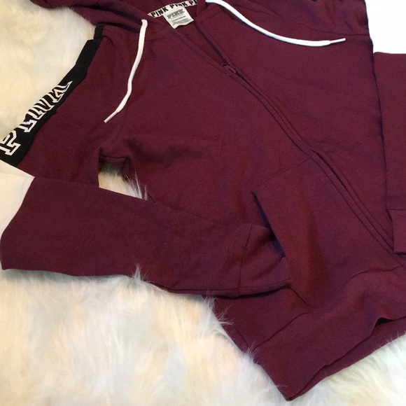 VS Pink Campus Full Zip XS - Picture 2 of 4